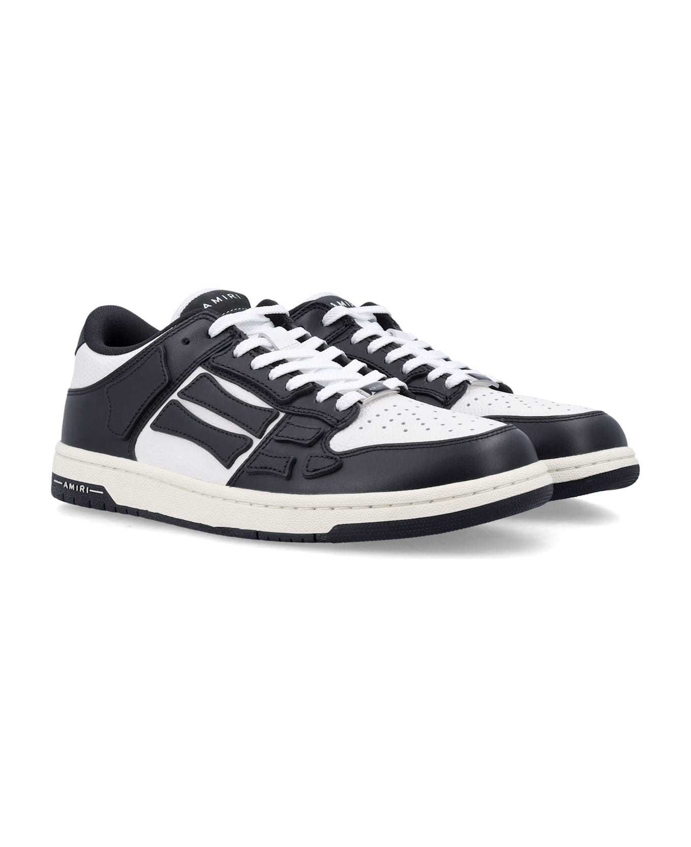 国内配送【AMIRI】skel ロー トップ スニーカー AMIRI Skel Top Low White Green メンズ - MFS003-114 - JP