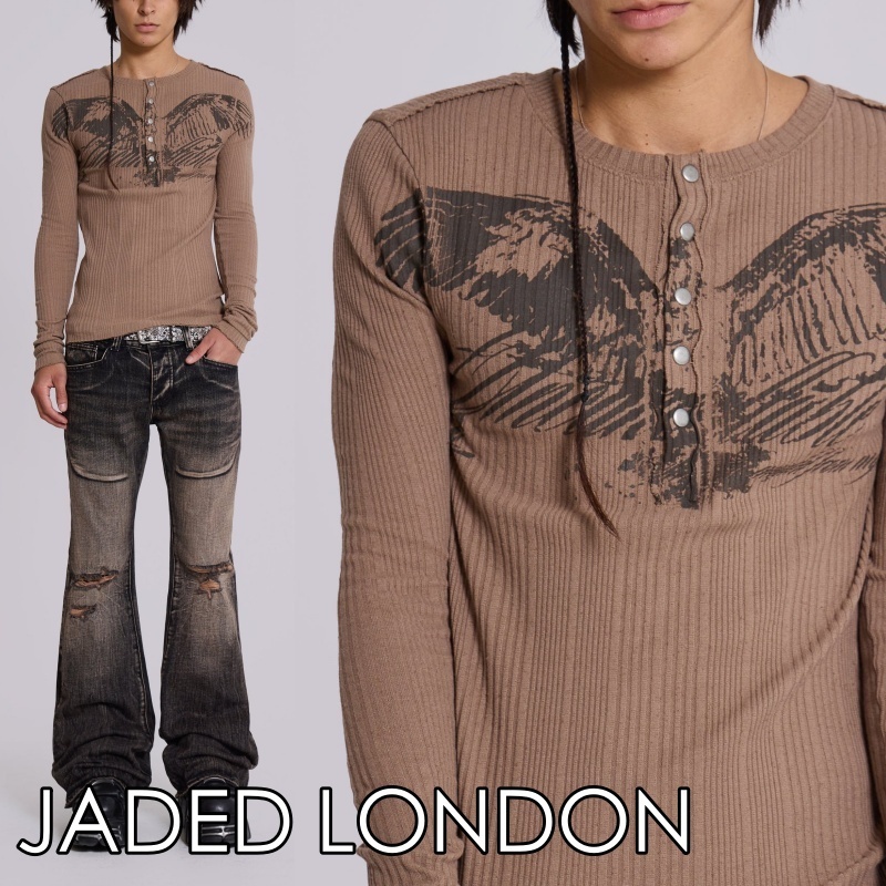 JADED LONDON◆Wingspan Henley Top(関税/送料込)