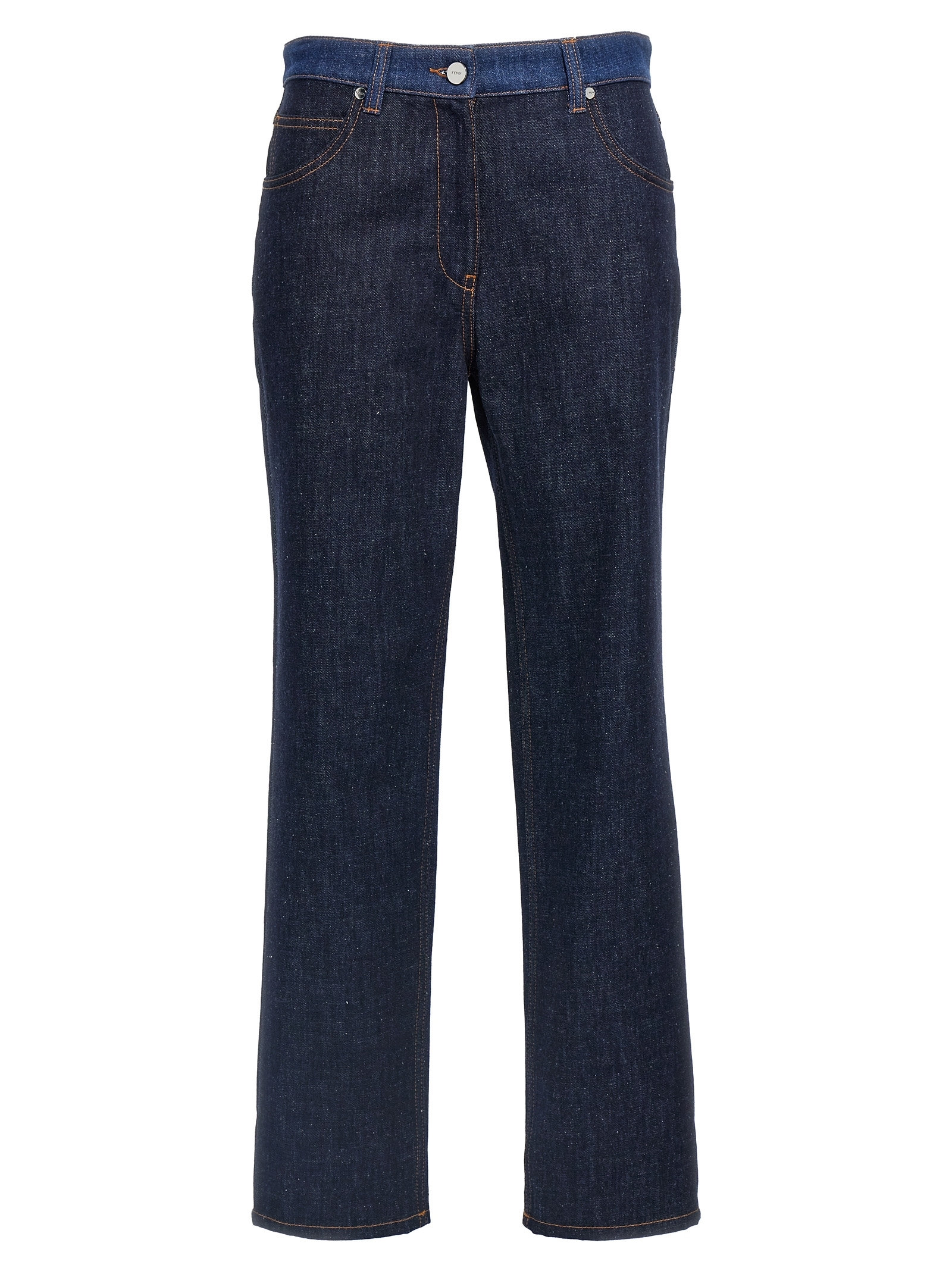 デニム・ジーパン FENDI Two-tone jeans Blue FLP851AT1A