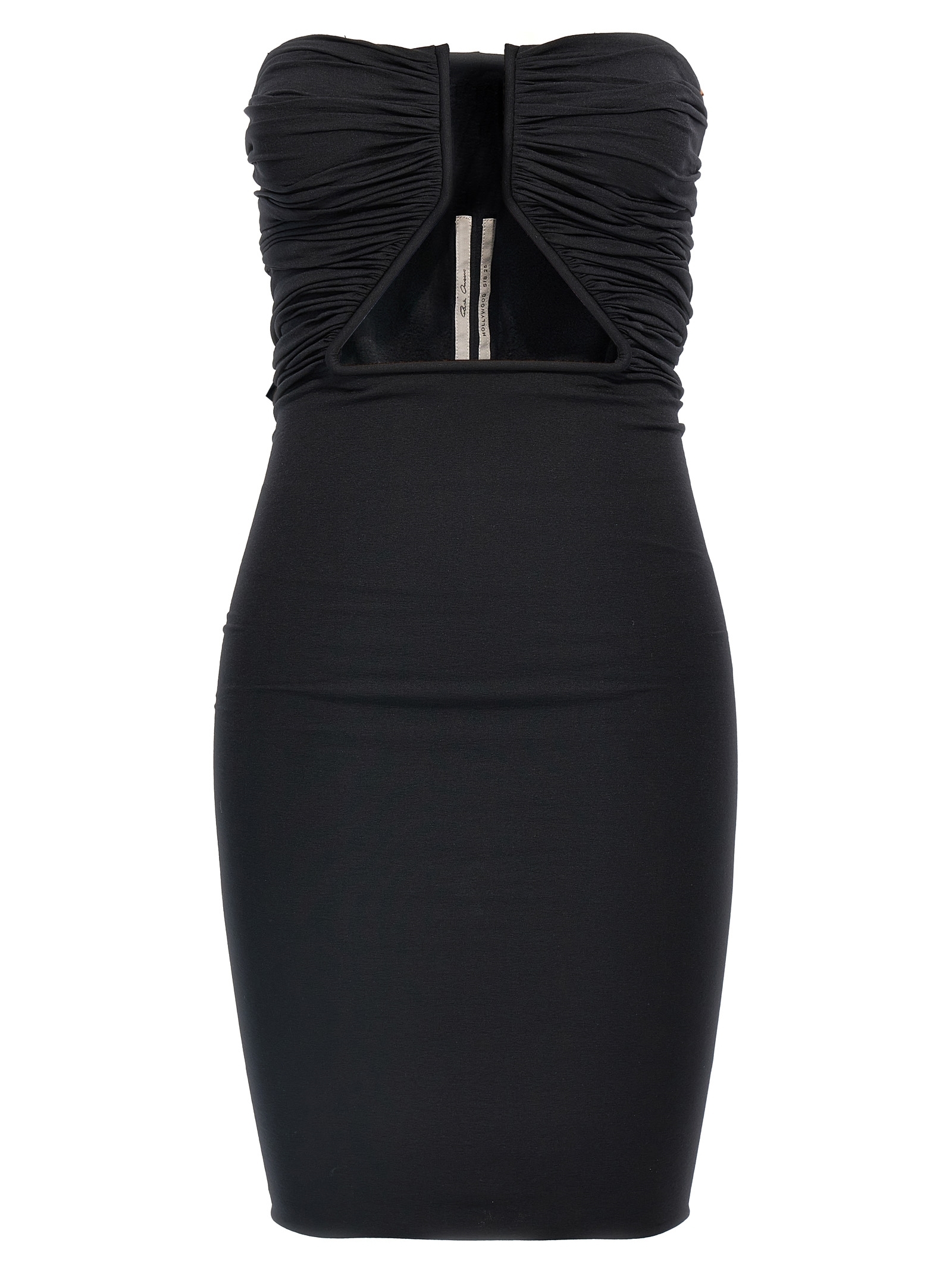 ワンピース RICK OWENS 'Prong' mini dress Black  RP01E7530JN