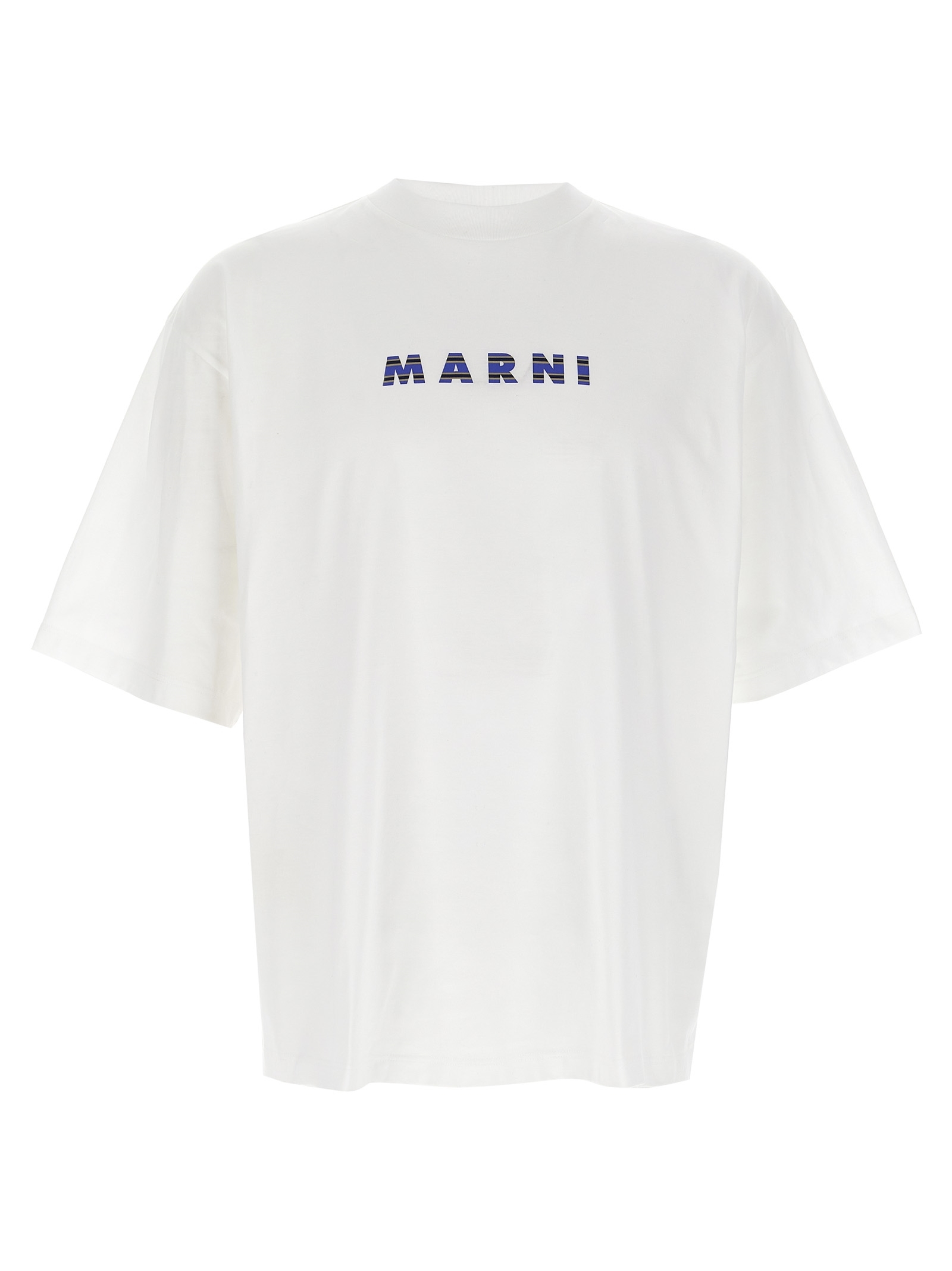 Tシャツ・カットソー MARNI Logo T-shirt White HUMU0223HPUSCX51