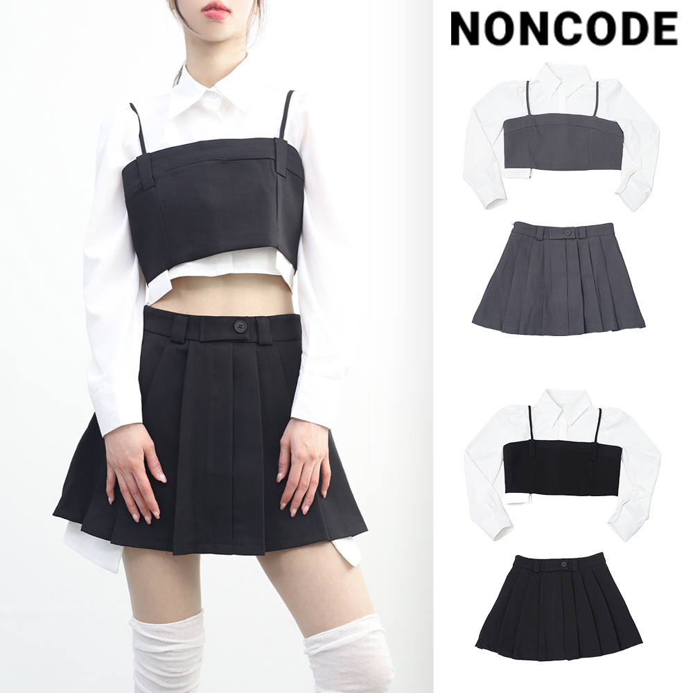 【NONCODE】Jane blouse bustier + skirt set