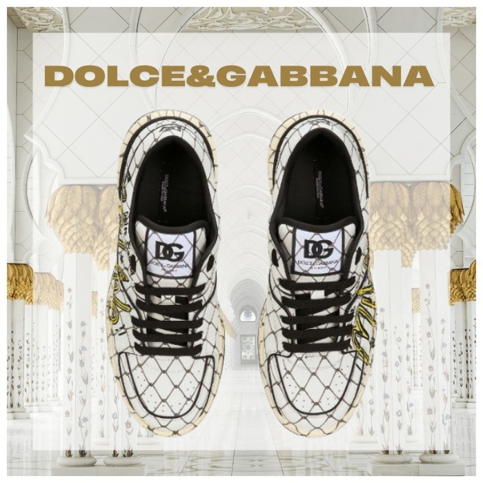 新品★DOLCE&GABBANA■ニューローマプリントスニーカー New Roma