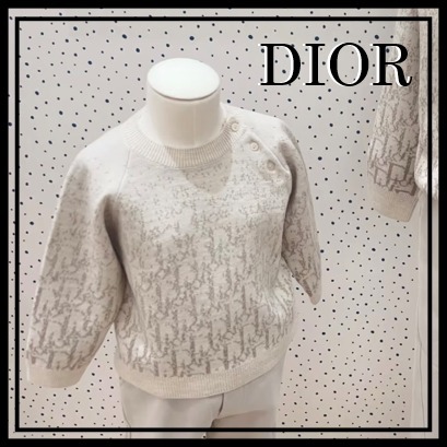 【ウール100％で暖かい】DIOR ベビーセーター