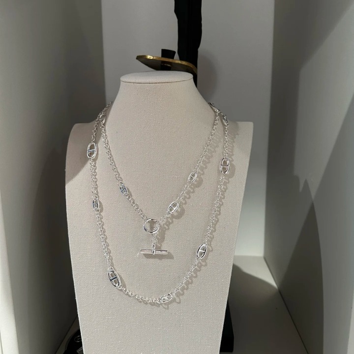 【上品♪】エルメス ファランドールロングネックレス HERMES エルメス Hermes HERMES ロングネックレス ファランドール