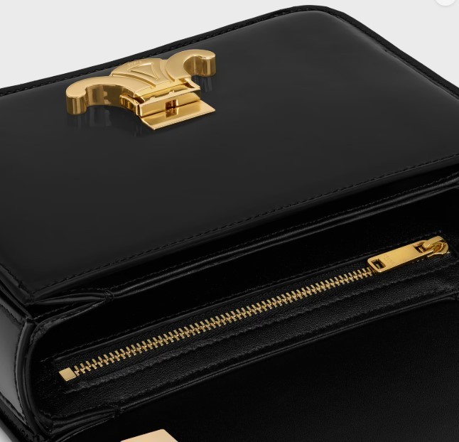 \"CELINE \"ティーン ギャランス バッグ / パテントカーフスキン ティーン ガランス バッグ / パテントカーフスキン レディース