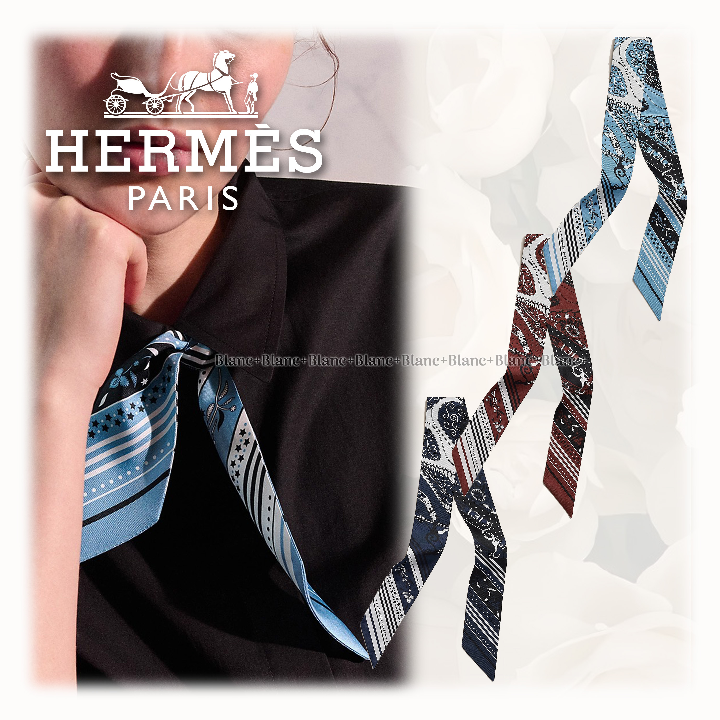 エレガント♡【HERMES】ツイリー アマゾンの祭典・バンダナ
