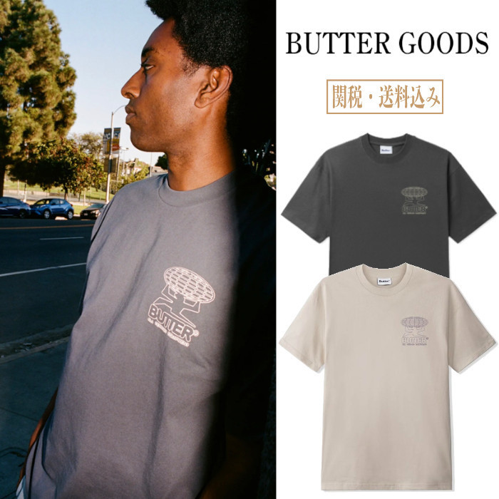 【日本未入荷・関税送料込み】BUTTER GOODS World T-Shirt