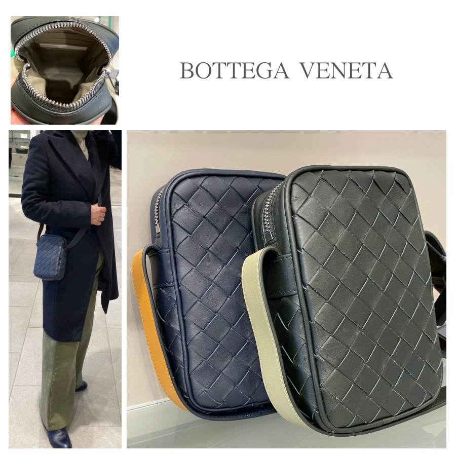 関税込★BottegaVenata★3枚カード収納付バイカラーPhone ケース