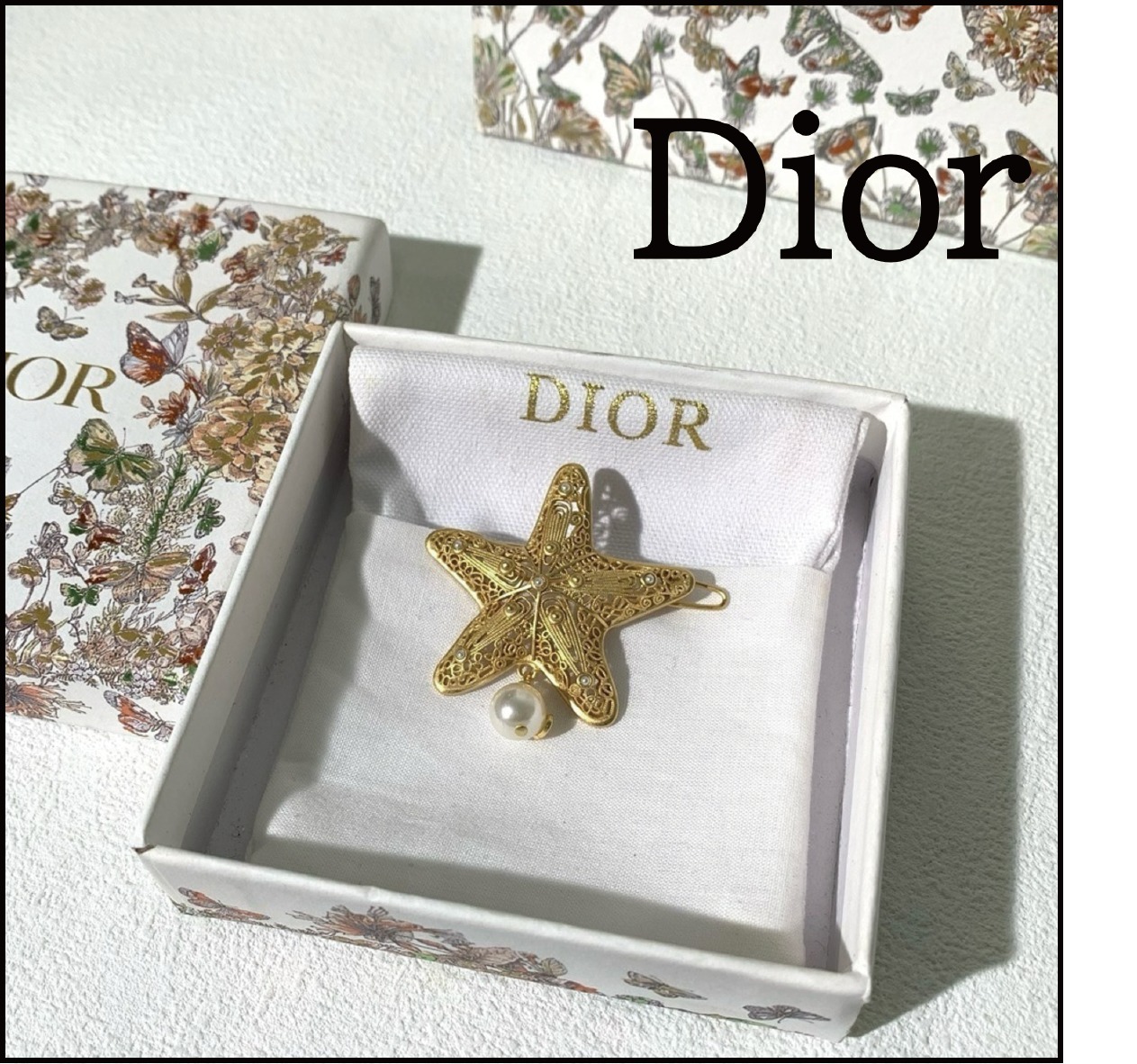 ★BLACKPINKジス着用★Dior Cabinet de Curiosites バレッタ