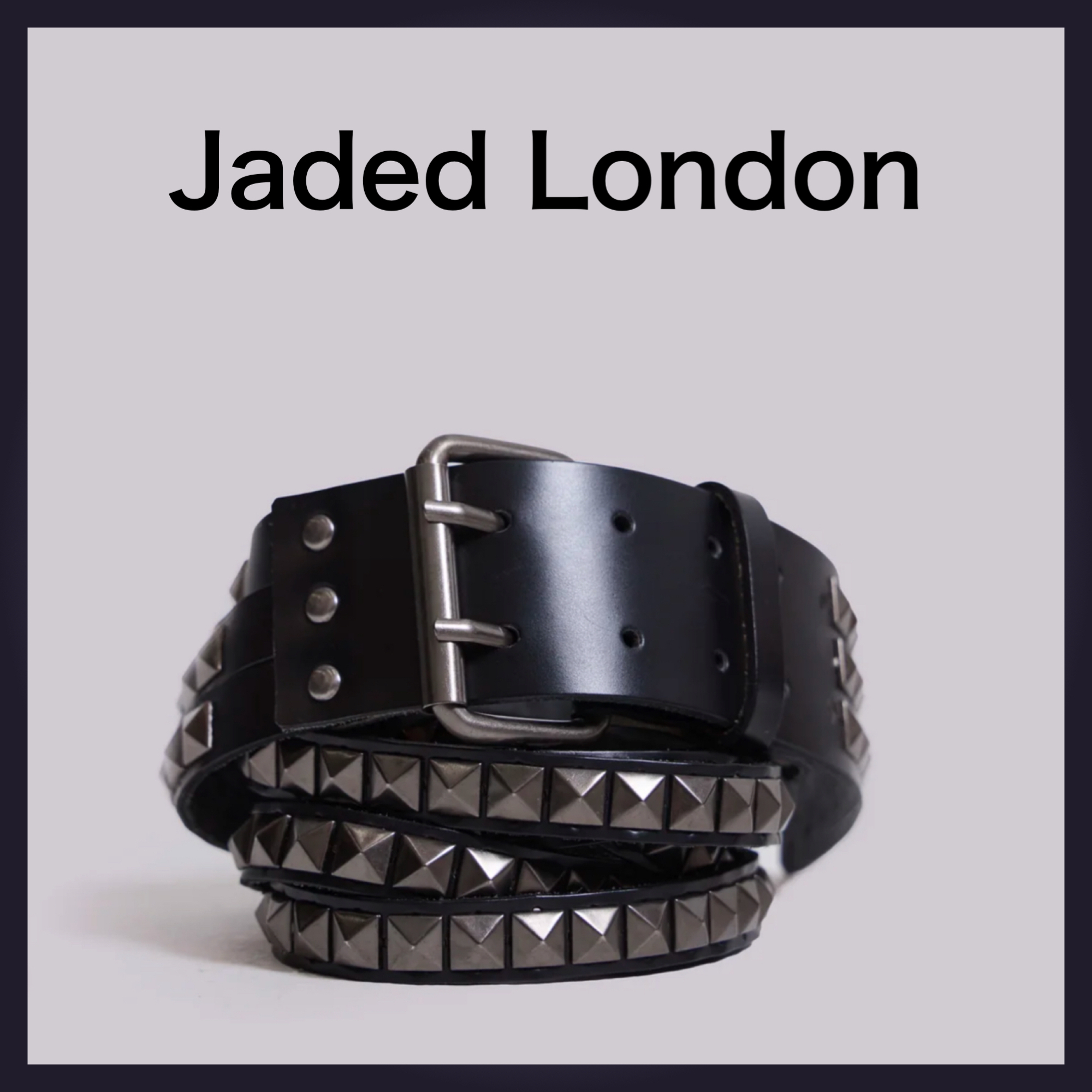 ◆国内発送◆関送込◆JADED LONDON◆トリニティピラミッドベルト