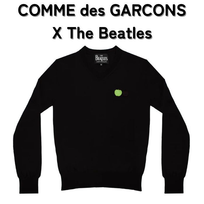 COMME des GARCONS X The Beatles Vネック スウェットシャツ