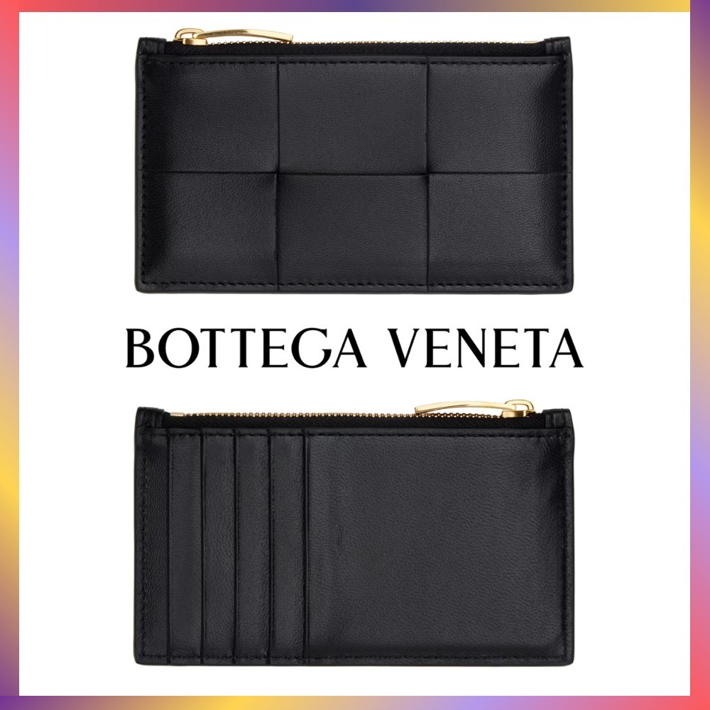 Bottega Veneta / カセット ジップカードケース ブラック