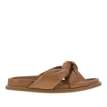 サンダル・ミュール FABIANA FILIPPI Braided leather Fussbett sandal FABIANA FILIPPI(ファビアナフィリッピ) サンダル・ミュール