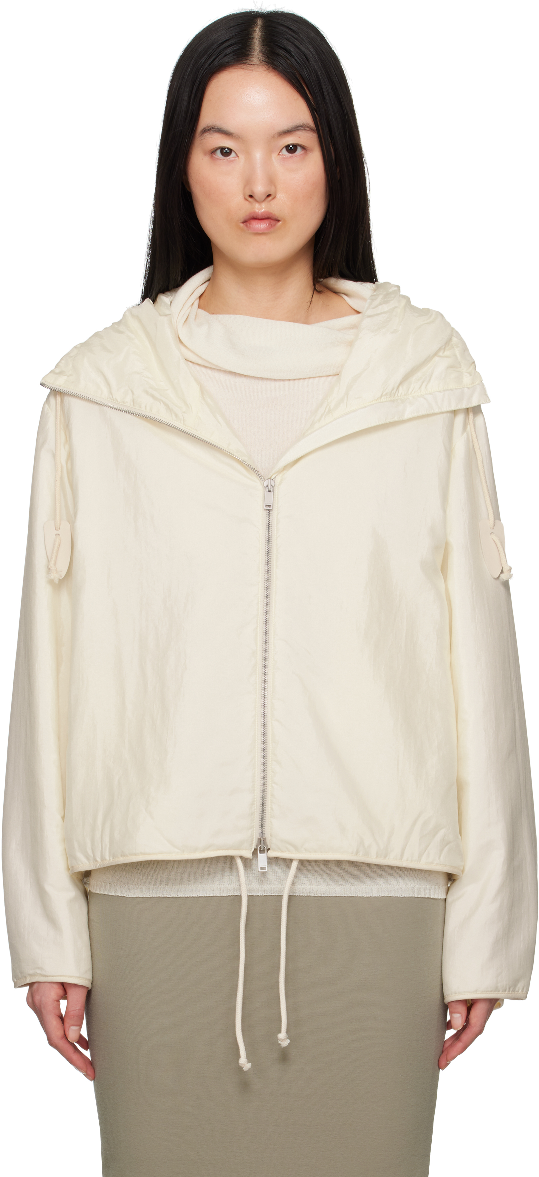 【関税込み】Jil Sander オフホワイト パデッド ジャケット