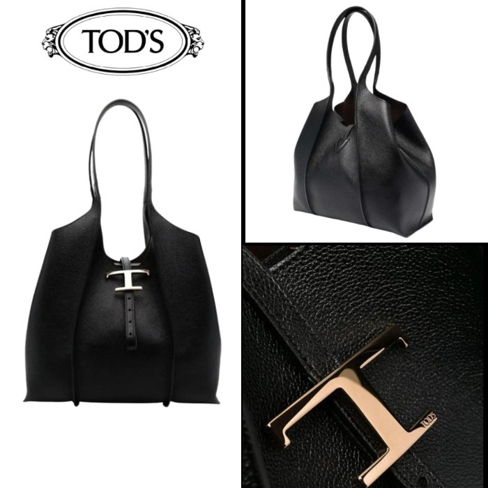 【TOD'S】T タイムレス レザー ショッピングバッグ S