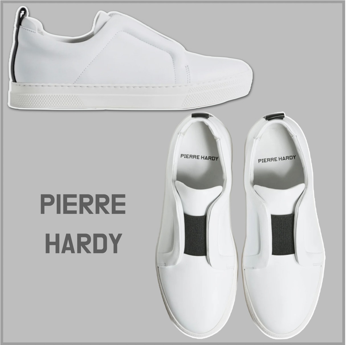 【PIERRE HARDY】 レディース レザー スニーカー 国内発送