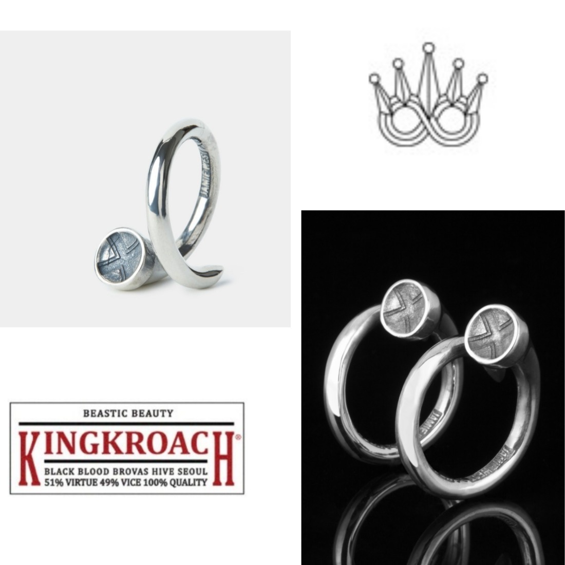 指輪・リング KING KROACH X JW GOLF TEE RING