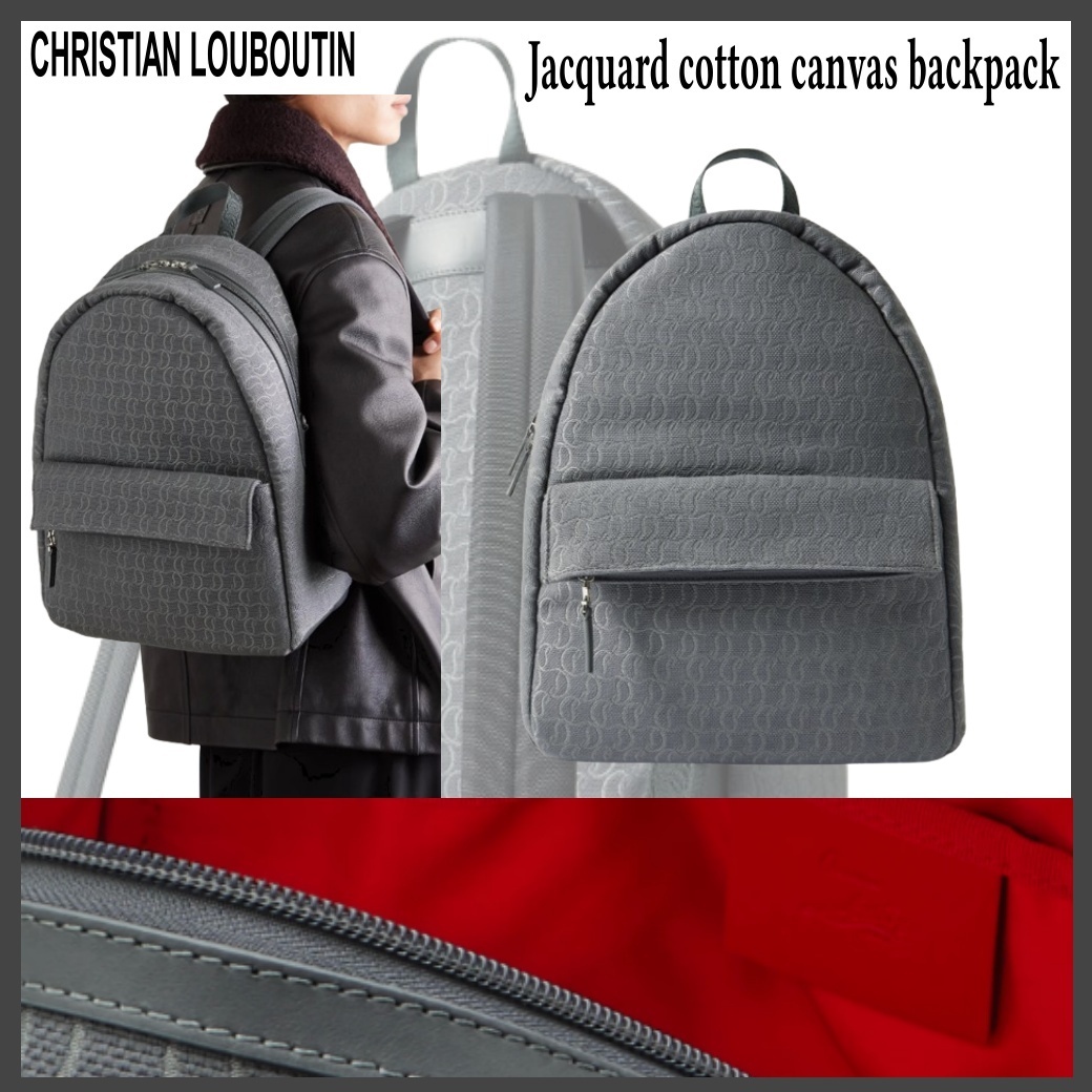 CHRISTIAN LOUBOUTIN / コットンキャンバス バックパック