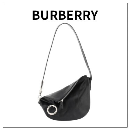 ショルダーバッグ・ポシェット BURBERRY Knight Small Leather Shoulder Bag Back