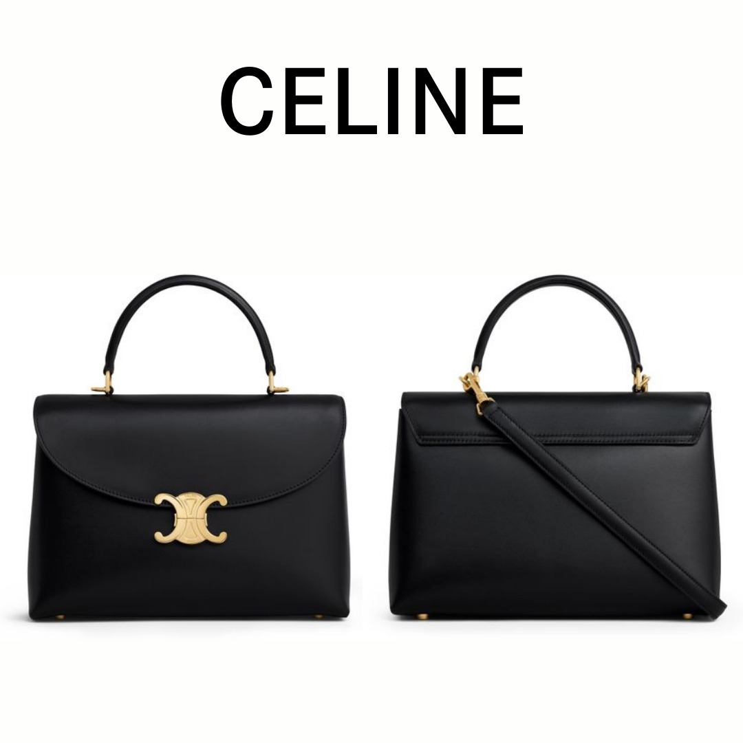 関税込★VIP価格【CELINE】ミディアム ニノ バッグ 関税込☆CELINE☆ミディアム ニノ バッグ サプルカーフスキン