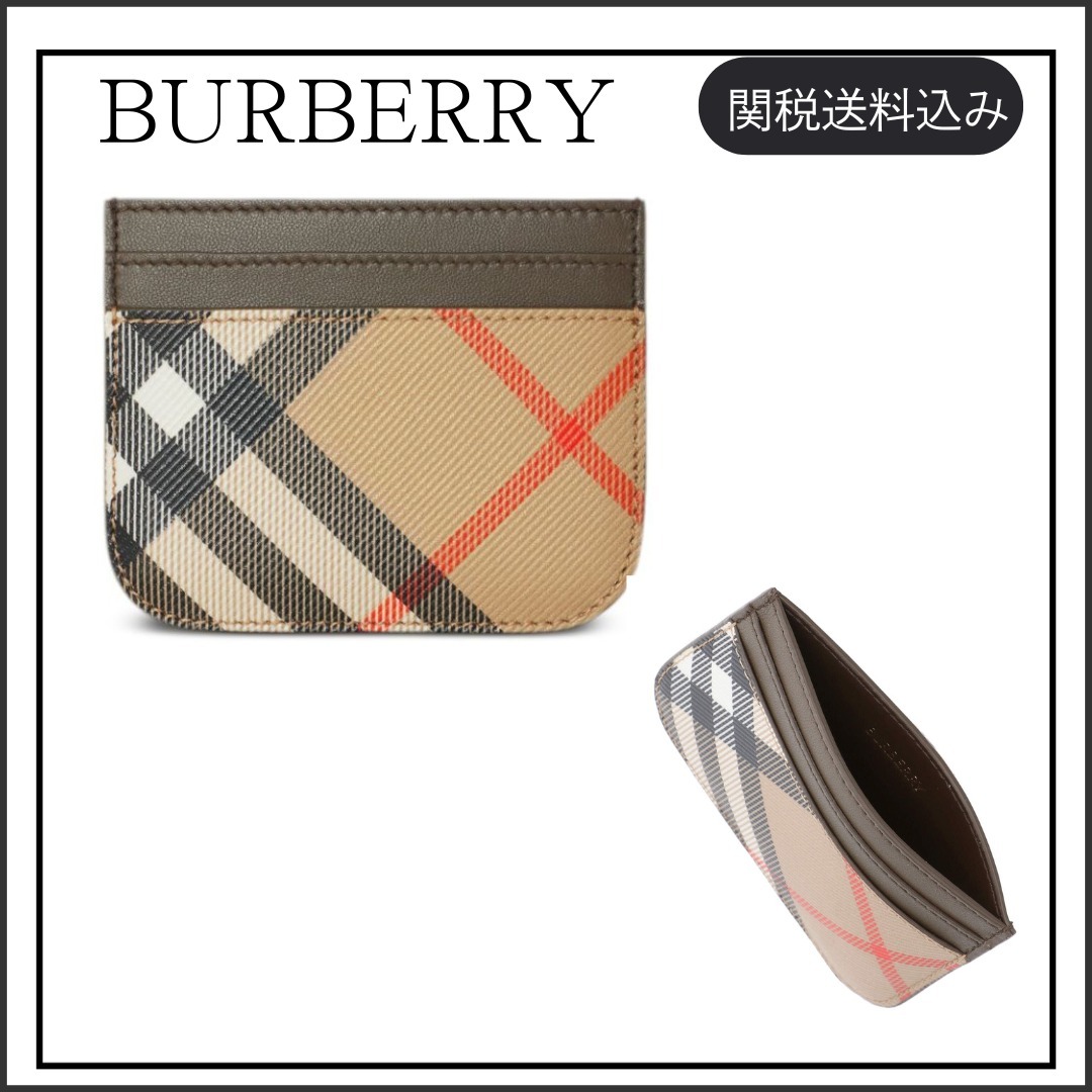 【関税送料込み】BURBERRY ヴィンテージチェックカードホルダー