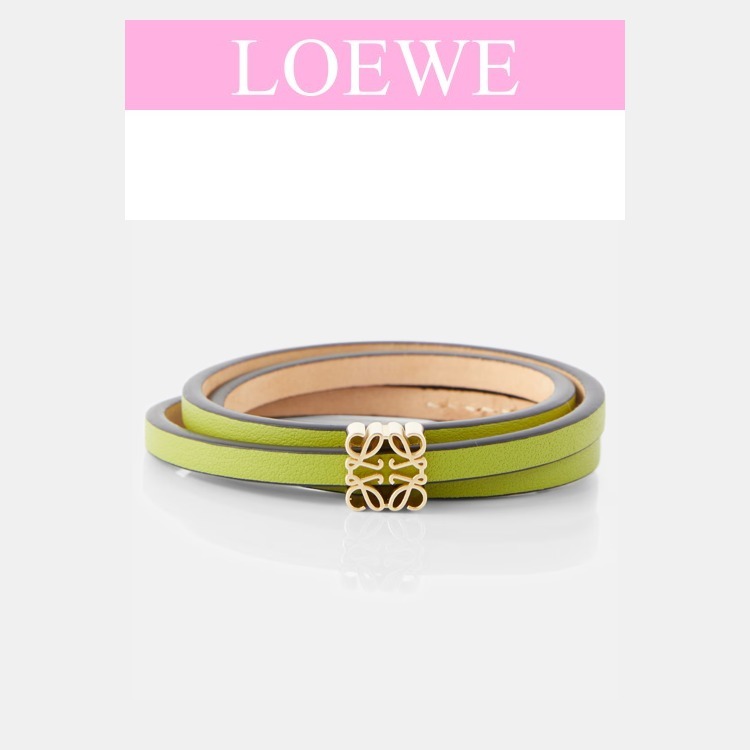 【LOEWE】カーフレザ ブレスレット☆送料関税込み☆