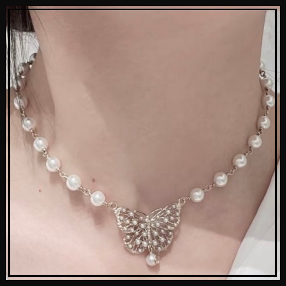 【パールネックレスが上品♡】DIOR ネックレス