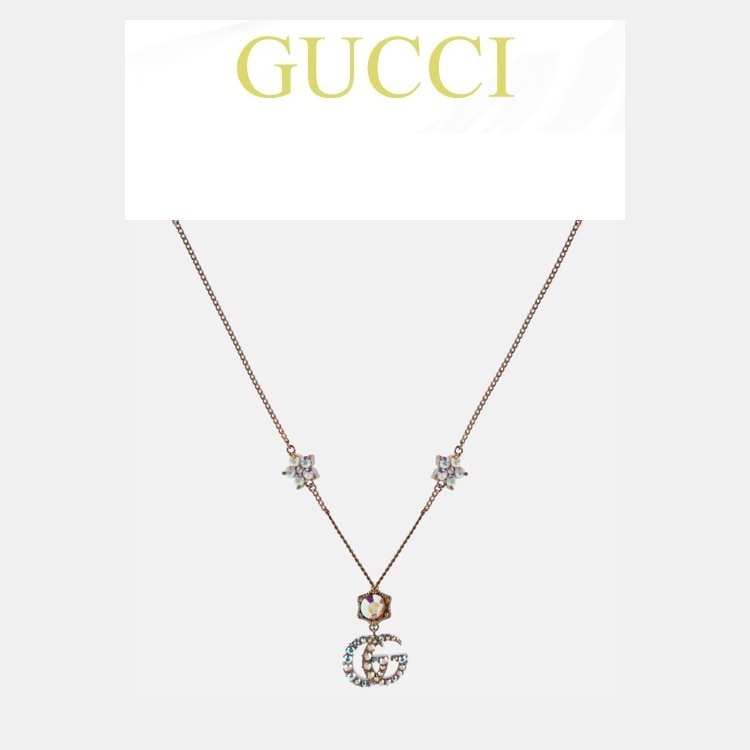 【GUCCI】ダブルG装飾ネックレス ☆送料関税込み☆