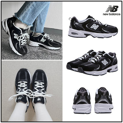 スニーカー 韓国 ブラック（黒）系 23.5cm New Balance 530