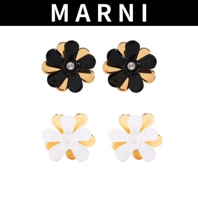2025春夏【MARNI】Flower Popエナメルメタル ピアス