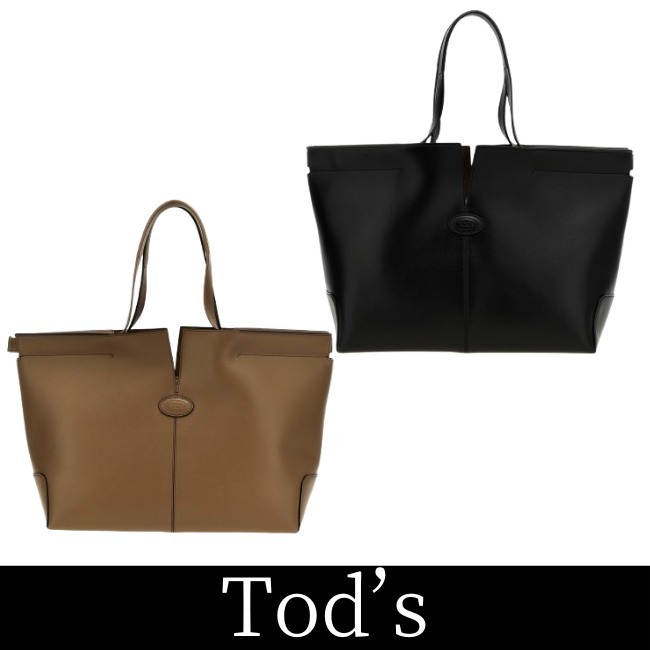 関税送料込み☆2025年春夏【Tod's】Di Bag Folioレザーバッグ
