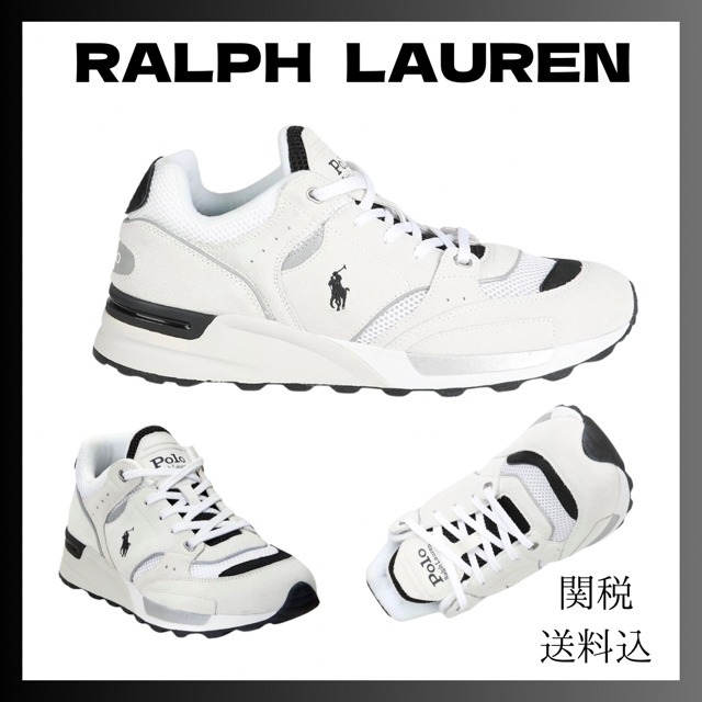 【POLO RALPH LAUREN 】ポロ ロゴ レースアップ スニーカー