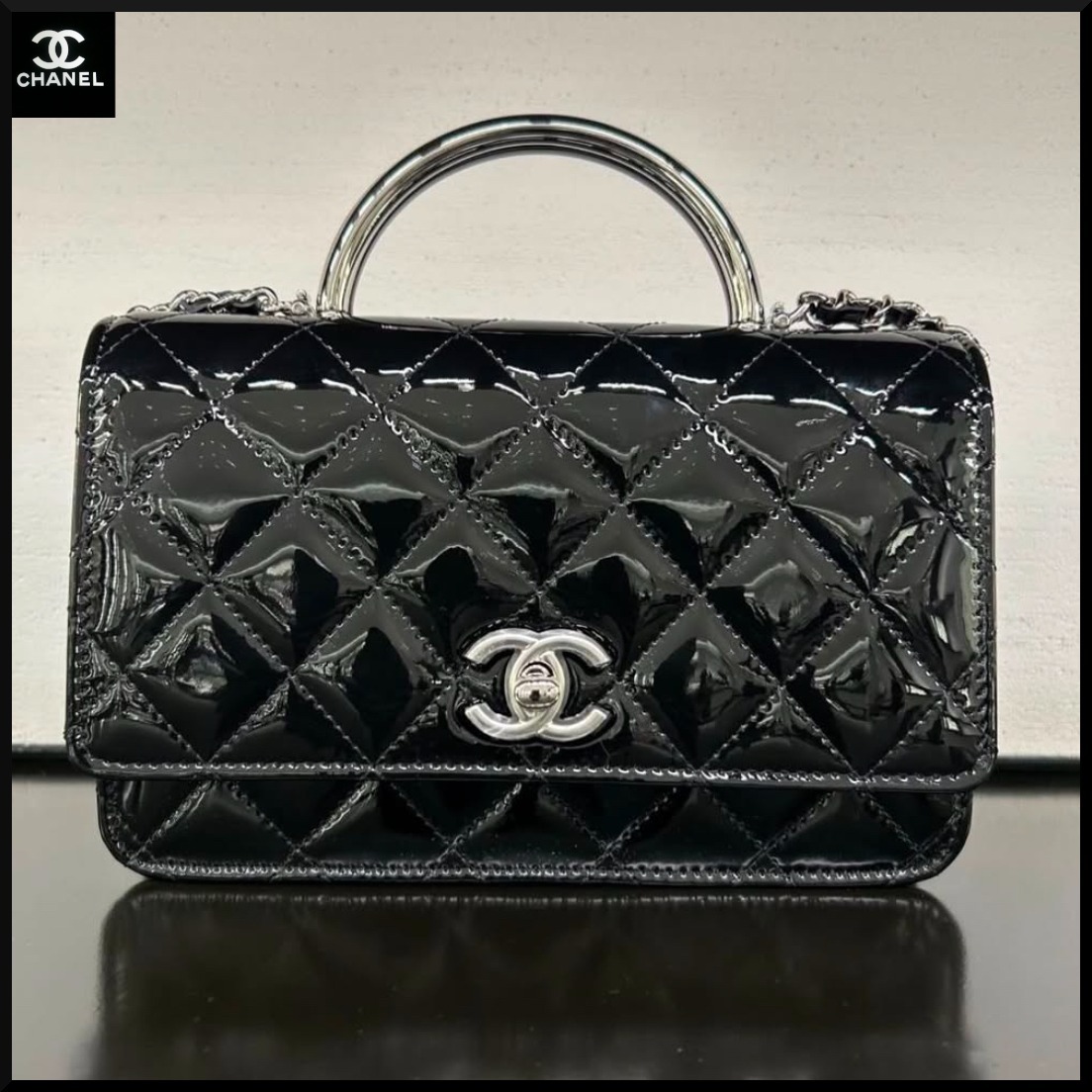【エレガントさ煌めく★】CHANEL チェーン クラッチ バッグ