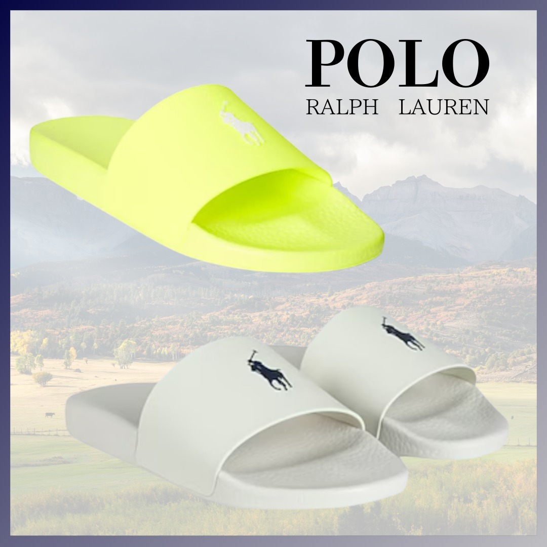 【POLO RALPH LAUREN 】ロゴ ラバーサンダル☆送関込み