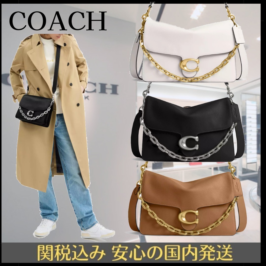 直営ラッピング【COACH】チェーン タビー ショルダー バッグ 30