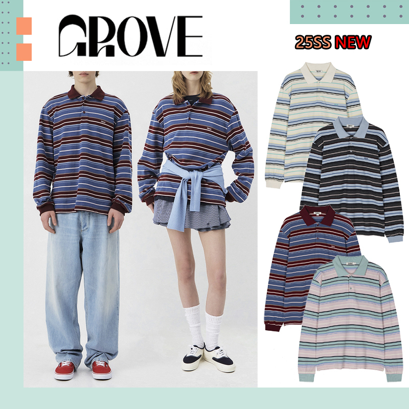 CARELL STRIPE PIQUE SHIRT [2COLOR] - GROVE