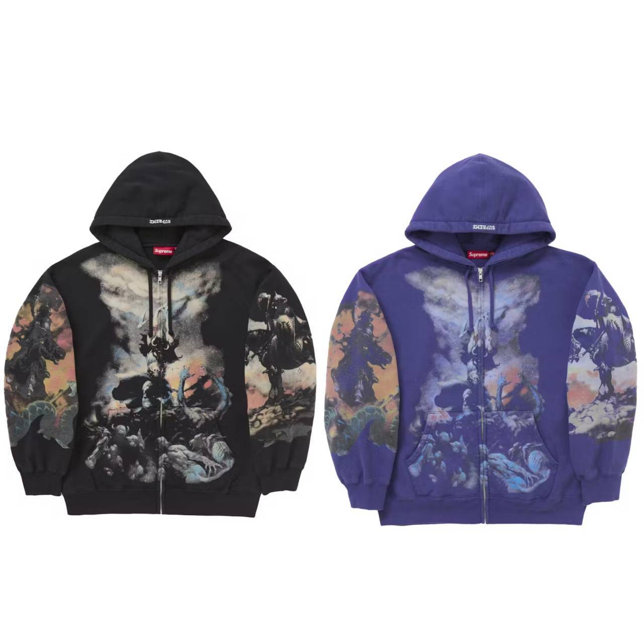 シュプリーム★Frazetta Zip Up Hooded Sweatshirt