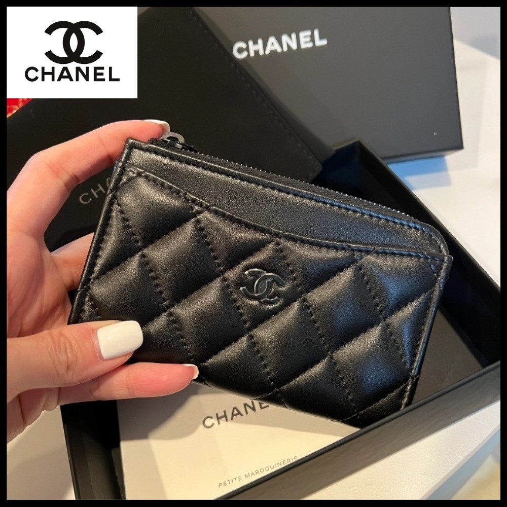 人気のオールブラック★【CHANEL】フラグメントケース