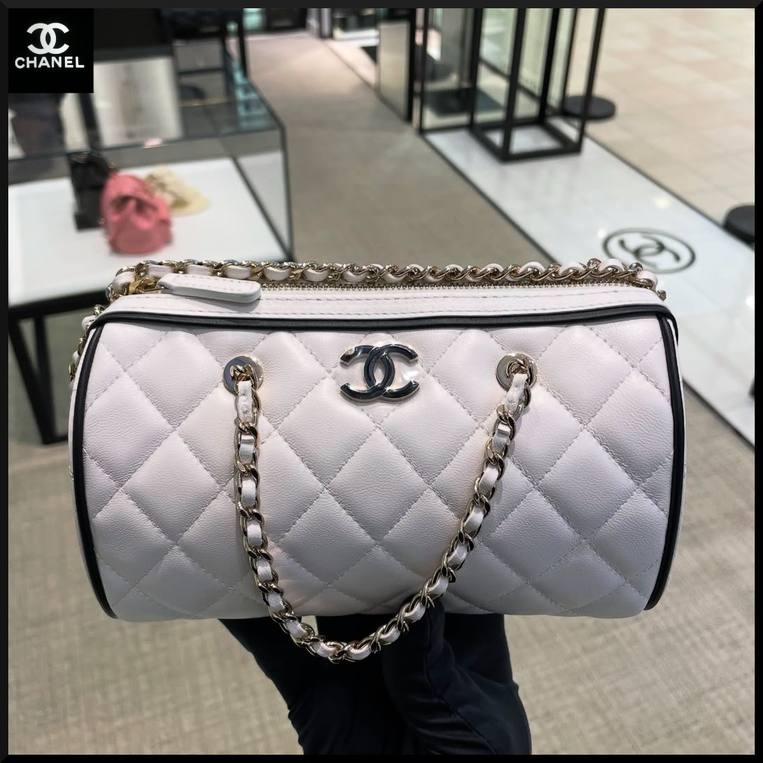 【安心の国内配送☆】CHANEL チェーン クラッチ バッグ