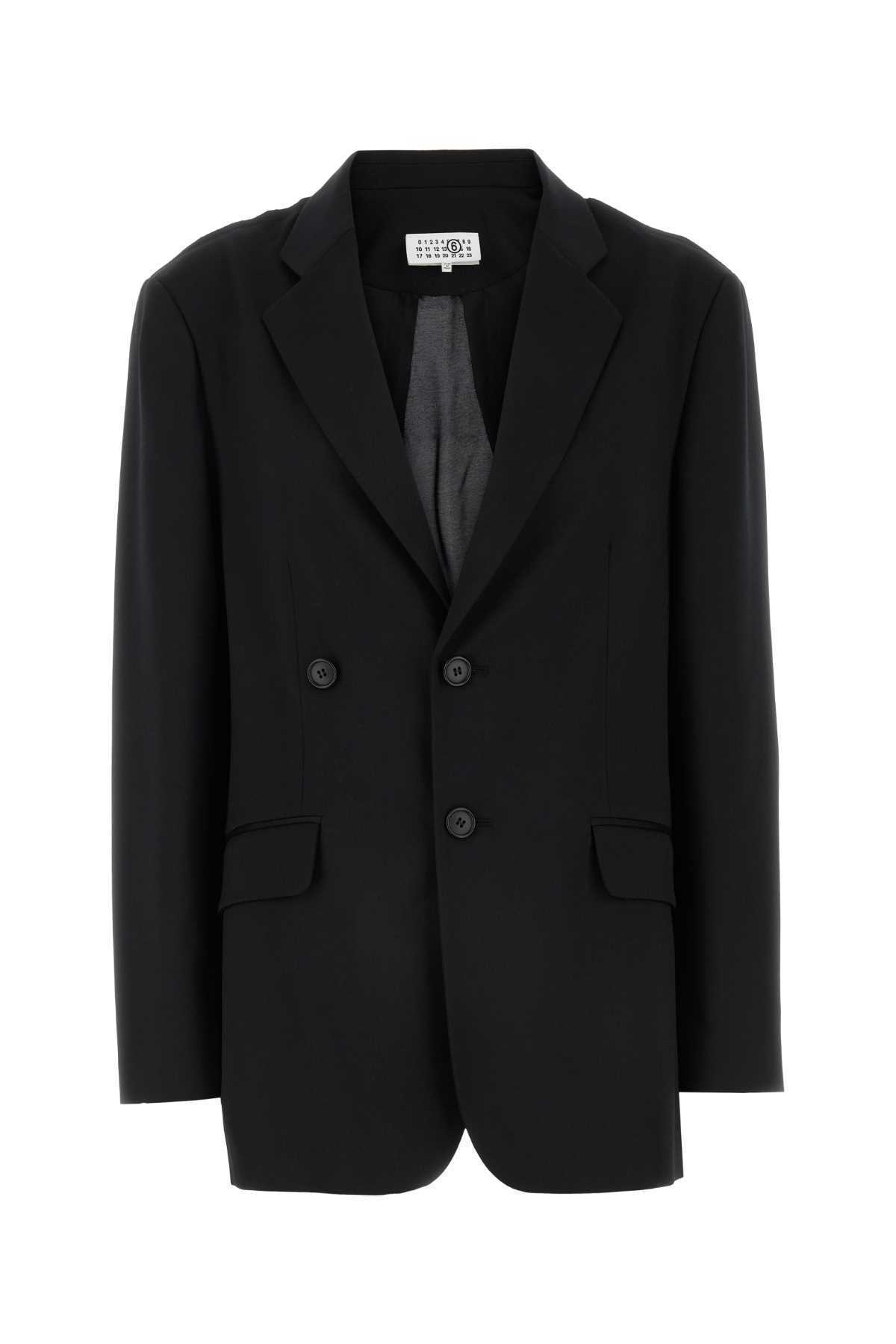 【送料&関税込】MM6 Maison Margiela Black Stretch Polyester