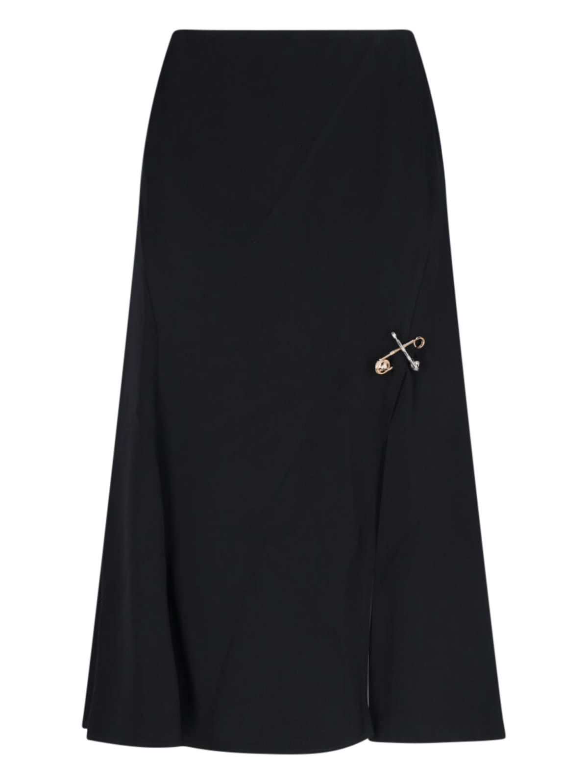 【送料&関税込】Versace safety Pin Flared Midi Skirt