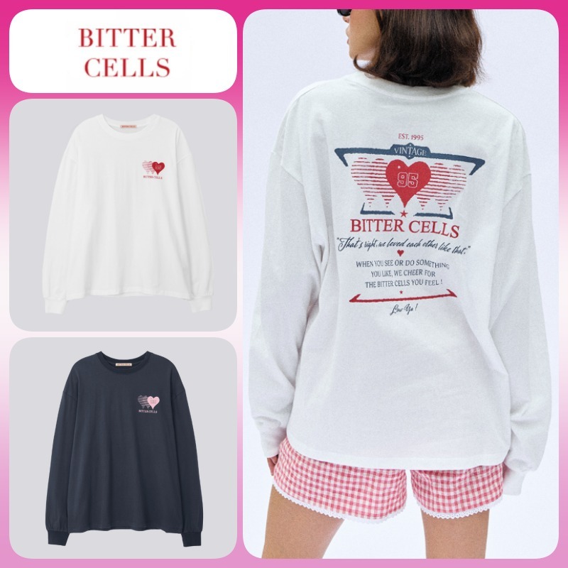 ◆25SS BITTER CELLS Sporty Heart Long Sleeve/2色◆