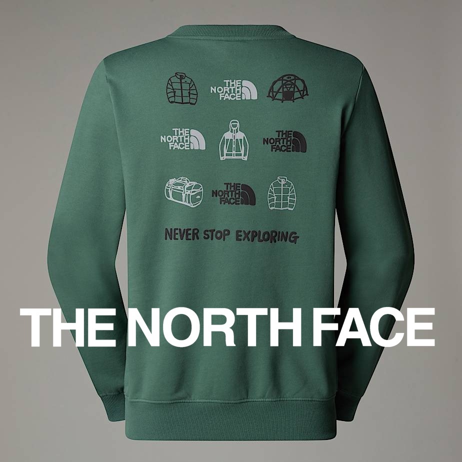 ★ドイツ発*THE NORTH FACE*Outdoorグラフィックスウェット/DK★