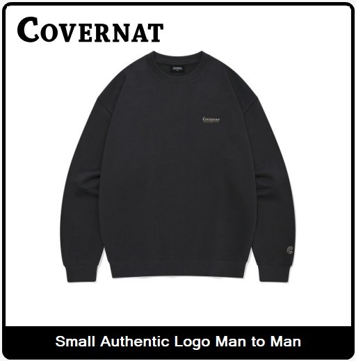 【COVERNAT】 Small Authentic Logo Man to Man