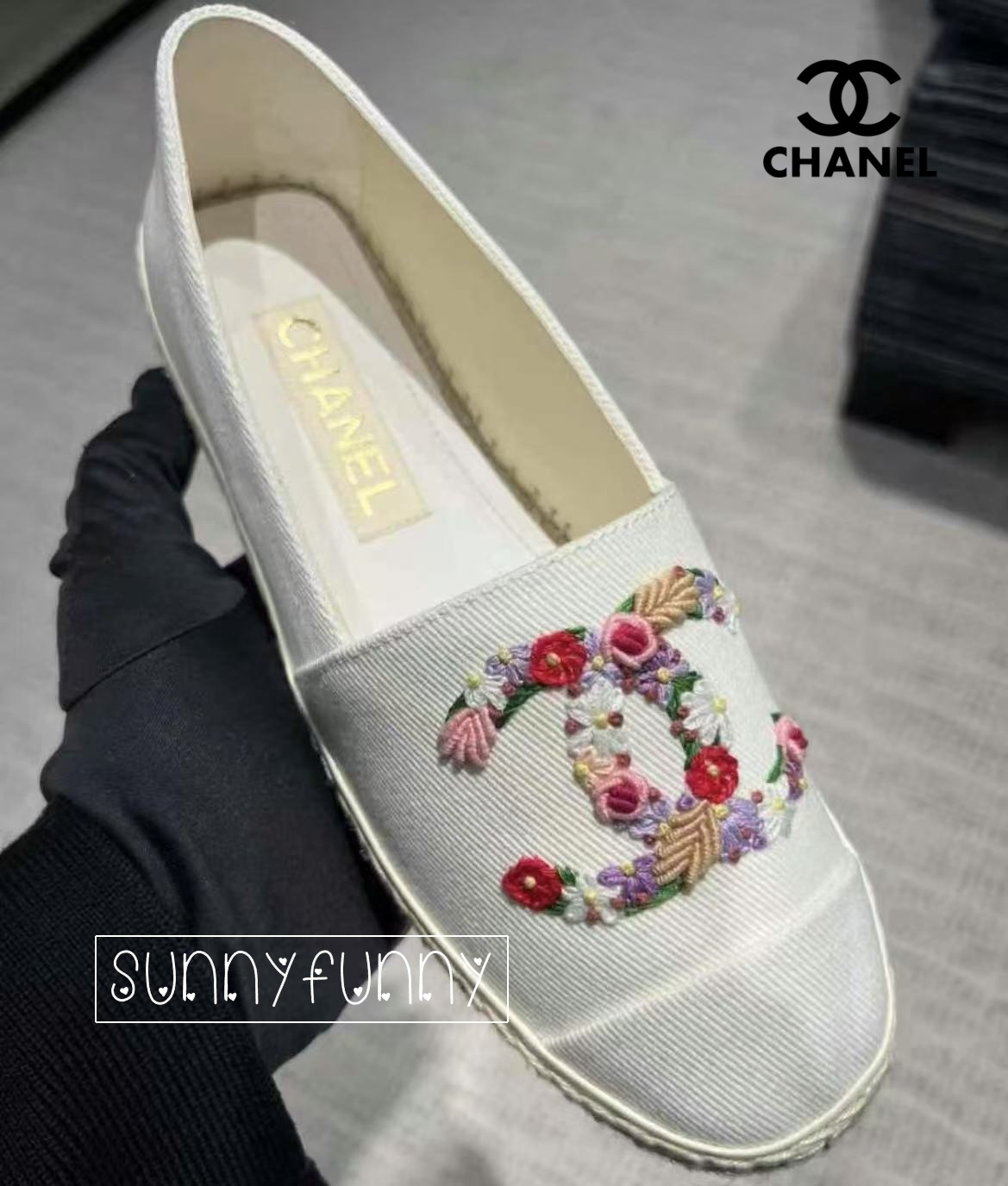 《25P★》CHANEL  エスパドリーユ シューズ