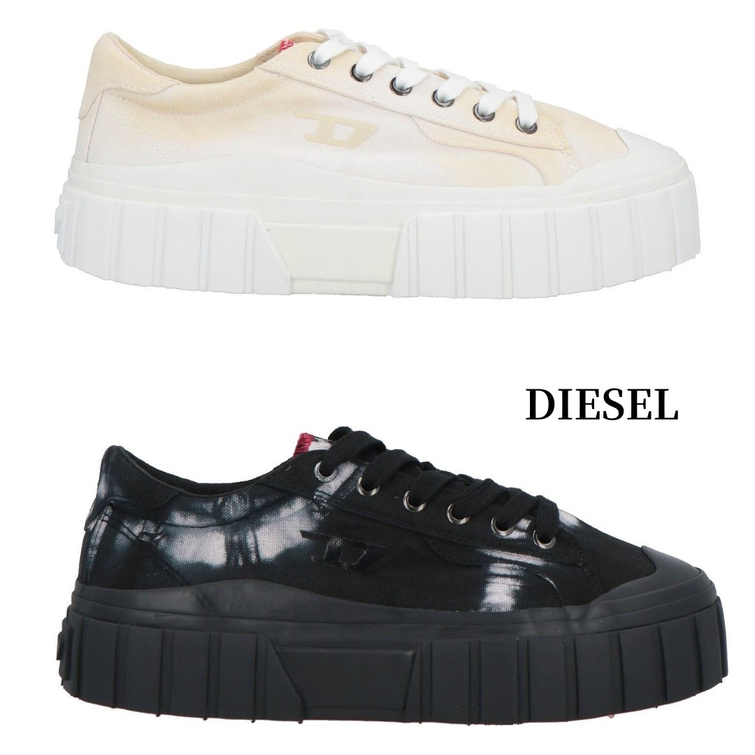 関税送料込【DIESEL】キャンバススニーカー