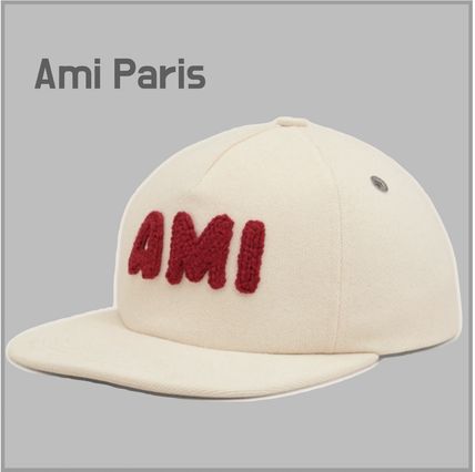 ホワイト（白）系 AMI PARIS(アミ パリス) キャップ(レディース