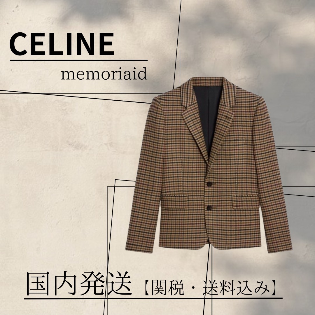 【関税・送料込み】Celine キャンベル チェック ジャケット
