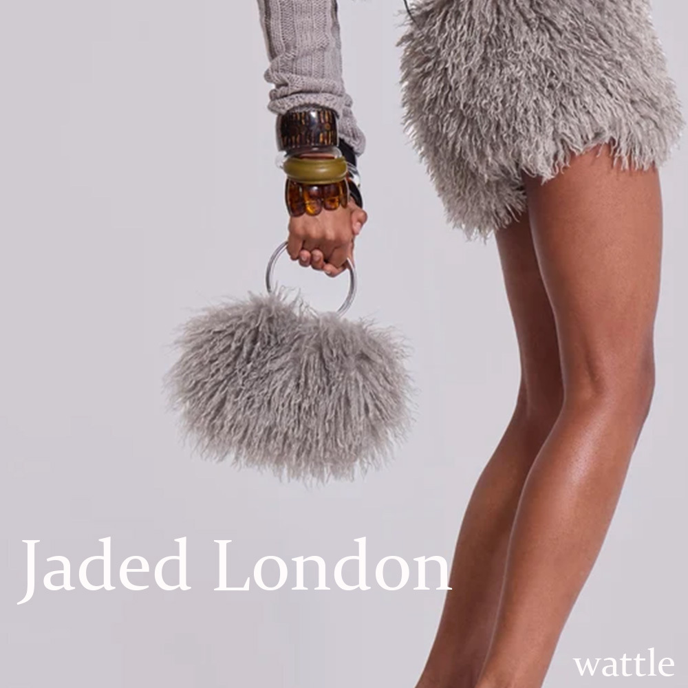 JADED LONDON/Haka Mongolian フェイクファー ハンドバッグ